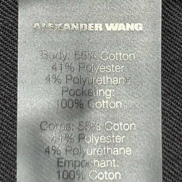 ALEXANDER WANG "T" BLACKEST BLACK CIGARETTE Stretch Jeans - New with Tags - 27 - Picture 12 of 13